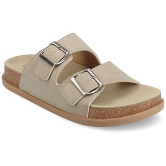 Journee Tula Women's Slip-on Adjustable Comfort Sandals