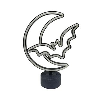 Celebrate Together™ Halloween LED Neon Moon & Bat Table Decor