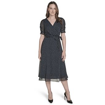 Women's Harper Rose Ruched Sleeve Wrap Dress