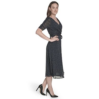 Women's Harper Rose Ruched Sleeve Wrap Dress