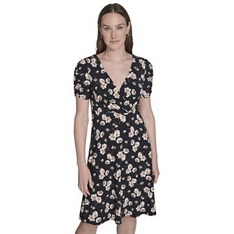 Women's Harper Rose V-Neck Jersey Fit & Flare Mini Dress