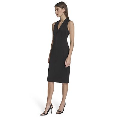 Women's Andrew Marc V-Neck Scuba Dress