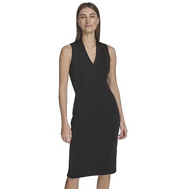 Women's Andrew Marc V-Neck Scuba Dress