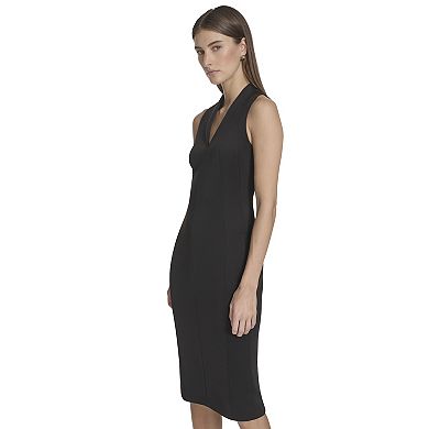 Women's Andrew Marc V-Neck Scuba Dress