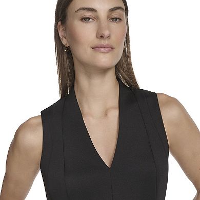 Women's Andrew Marc V-Neck Scuba Dress