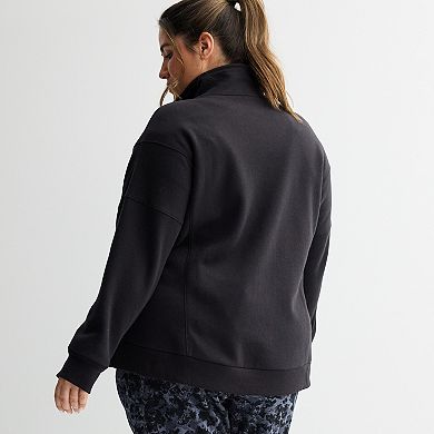 Plus Size Tek Gear® Ultrasoft Fleece Full-Zip Mock Neck Jacket