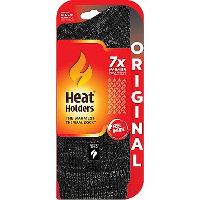 Men's Heat Holders Original Heavyweight Twist Crew Socks