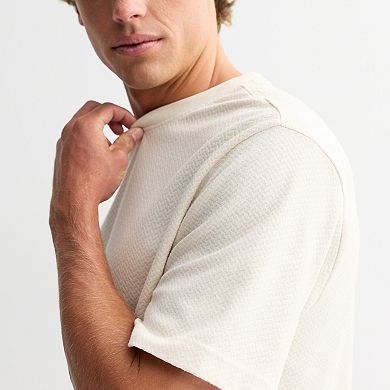 Men's Retrofit Short Sleeve Textured Tee