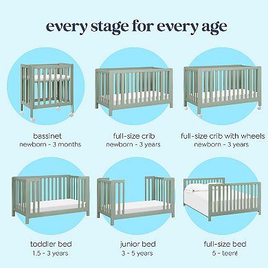 Carter's by DaVinci GROW 6-in-1 Convertible Crib