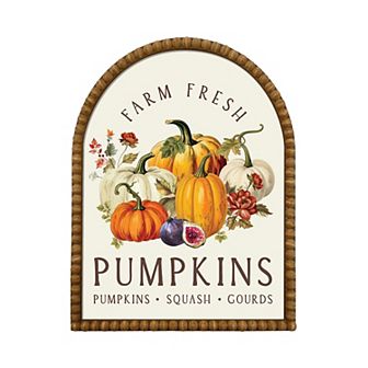 Farm Fresh Pumpkins Decorative Wall Art