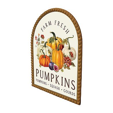 Farm Fresh Pumpkins Decorative Wall Art
