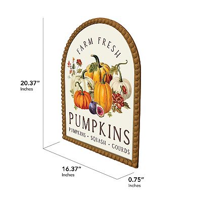Farm Fresh Pumpkins Decorative Wall Art