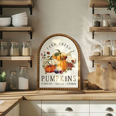 Farm Fresh Pumpkins Decorative Wall Art