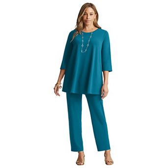 Jessica London Women's Plus Size 2 pc Stretch Knit Mega Swing Set