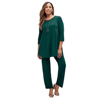 Jessica London Women's Plus Size 2 pc Stretch Knit Mega Swing Set