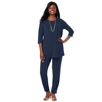 Jessica London Women's Plus Size 2 pc Stretch Knit Mega Swing Set