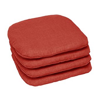 BrylaneHome Bh Outdoor Performance Set Of 4 Stacking Chair Pads