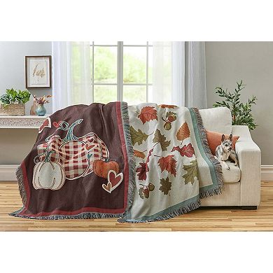 BrylaneHome Jacquard Tapestry Blanket