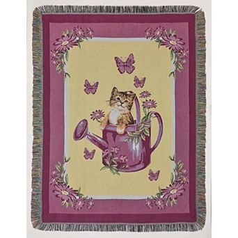 BrylaneHome Jacquard Tapestry Blanket