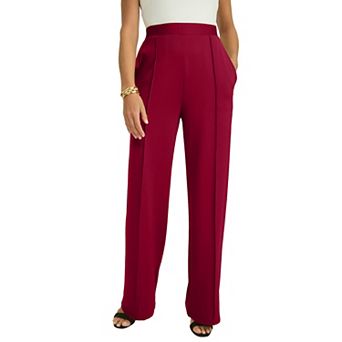 Jessica London Women's Plus Size Perfectease Wide Leg Pant