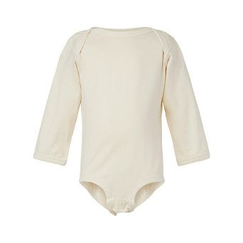 Rabbit Skins Infant Fine Jersey Long Sleeve Bodysuit