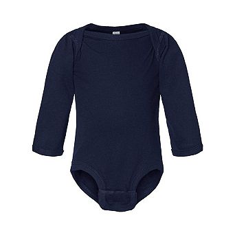 Rabbit Skins Infant Fine Jersey Long Sleeve Bodysuit