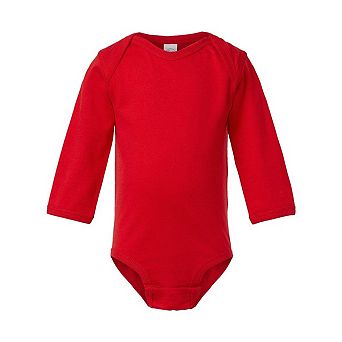 Rabbit Skins Infant Fine Jersey Long Sleeve Bodysuit
