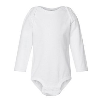 Rabbit Skins Infant Fine Jersey Long Sleeve Bodysuit