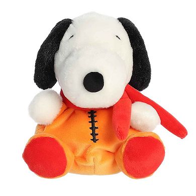 Aurora Mini Orange Peanuts Palm Pals 5" Astronaut Snoopy Adorable Stuffed Animal