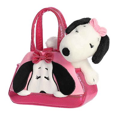 Aurora Small Pink Peanuts Fancy Pals 7" Peek-A-Boo Belle Adorable Stuffed Animal