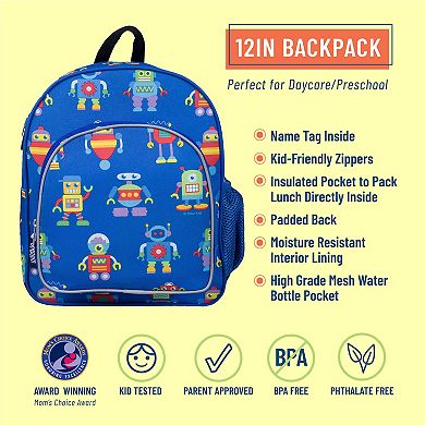 Robots 12 Inch Backpack
