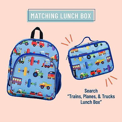 Trains, Planes & Trucks 12 Inch Backpack