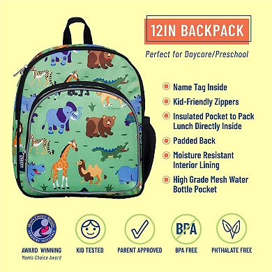 Wild Animals 12 Inch Backpack
