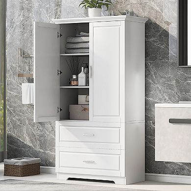 Merax Tall Bathroom Storage Cabinet