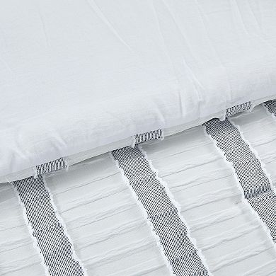 Modern Threads Bianca 5-Piece Jacquard Comforter Set with Decorative Throw Pillows