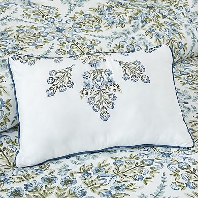 Modern Threads Matisse 5-Piece Printed Comforter Set with Decorative Throw Pillows