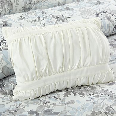 Modern Threads Giverny 5-Piece Printed Comforter Set with Decorative Throw Pillows