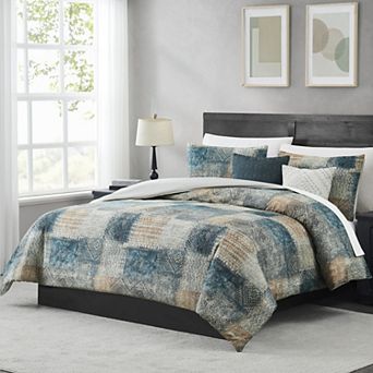 Modern Threads Bainbridge 5 pc Printed Comforter Set with Decorative Throw Pillows