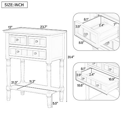 Merax Narrow Console Table
