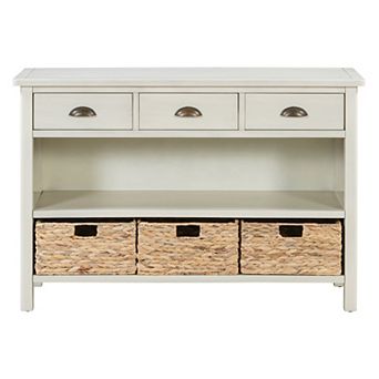 Merax Vintage Console Table with Drawers