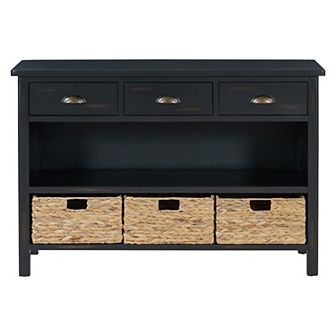 Merax Vintage Console Table with Drawers