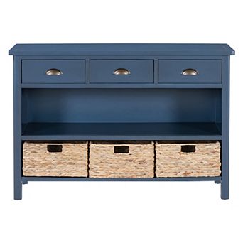 Merax Vintage Console Table with Drawers