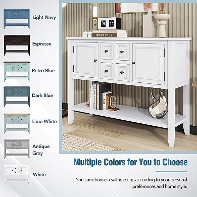 Merax Cambridge Series Ample Storage Vintage Console Table