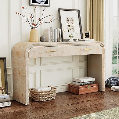 Merax Unique Retro Silhouette Console Table