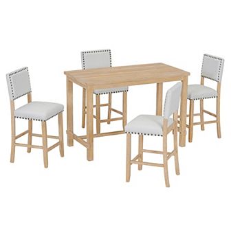 Merax 5 pc Counter Height Dining Set