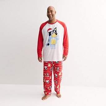 Big & Tall Jammies For Your Families® Bluey Christmas 2 pc Pajama Top & Pajama Bottoms Set
