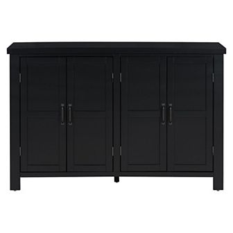 Merax 4-Door Storage Sideboard with Adjustable Shelves and Retro Atimon Handles