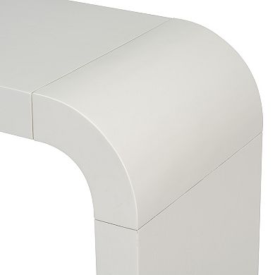 Merax Minimalist Acacia Vneer Entryway Table