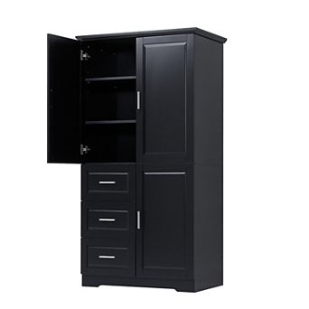 Merax Tall And Wide Storage Cabinet