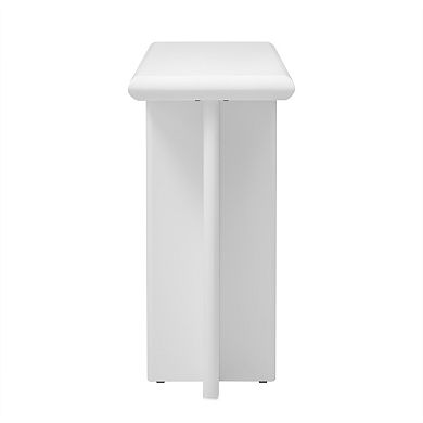 Merax Modern Entryway Table with L-Shaped Legs
